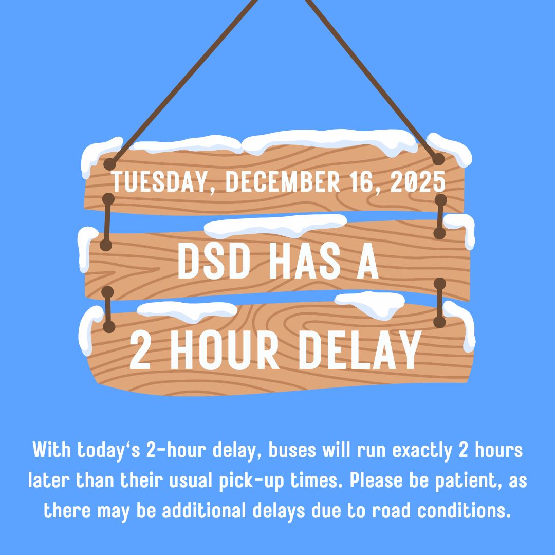 Tuesday (12/16/25) - 2 Hour Delay